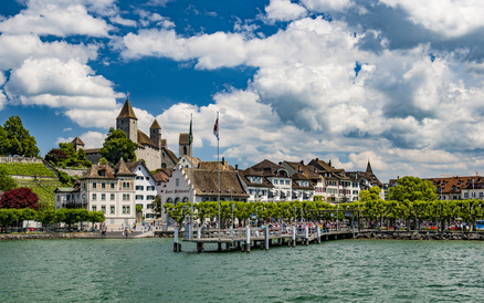 Rapperswil und die Insel Lützelau