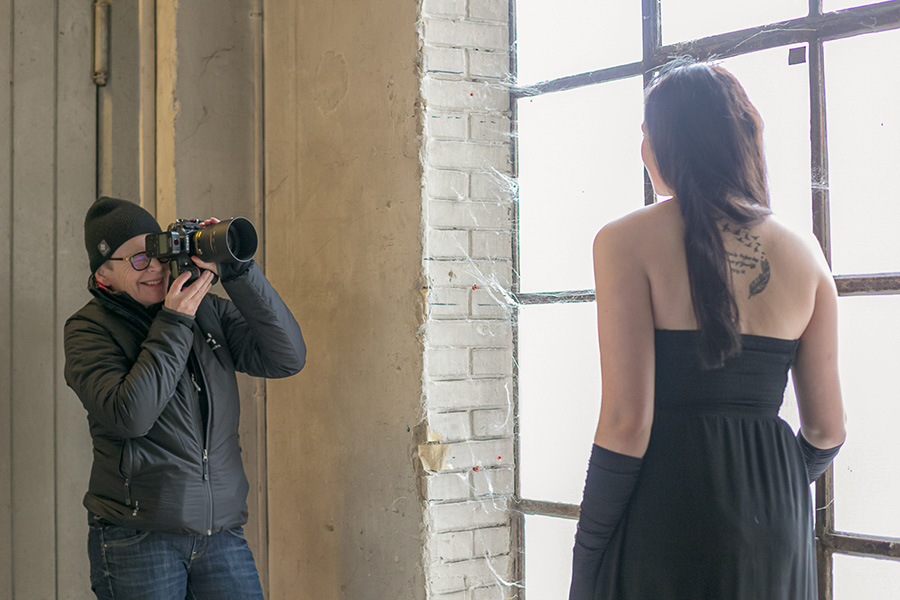 Challenge I - Vier Fotografen - ein Model