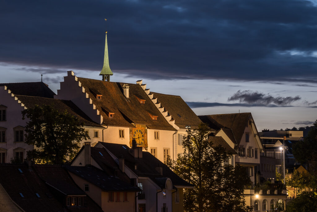 Fotografieren zur blauen Stunde in Baden