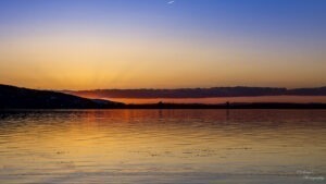 Fotografieren am Greifensee mit Sonnenuntergang