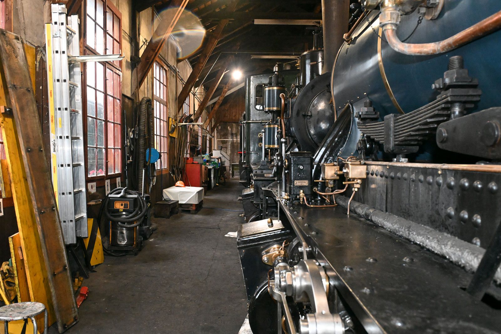 Dampfbahnverein Zürcher Oberland: Werkstatt Depot Bauma