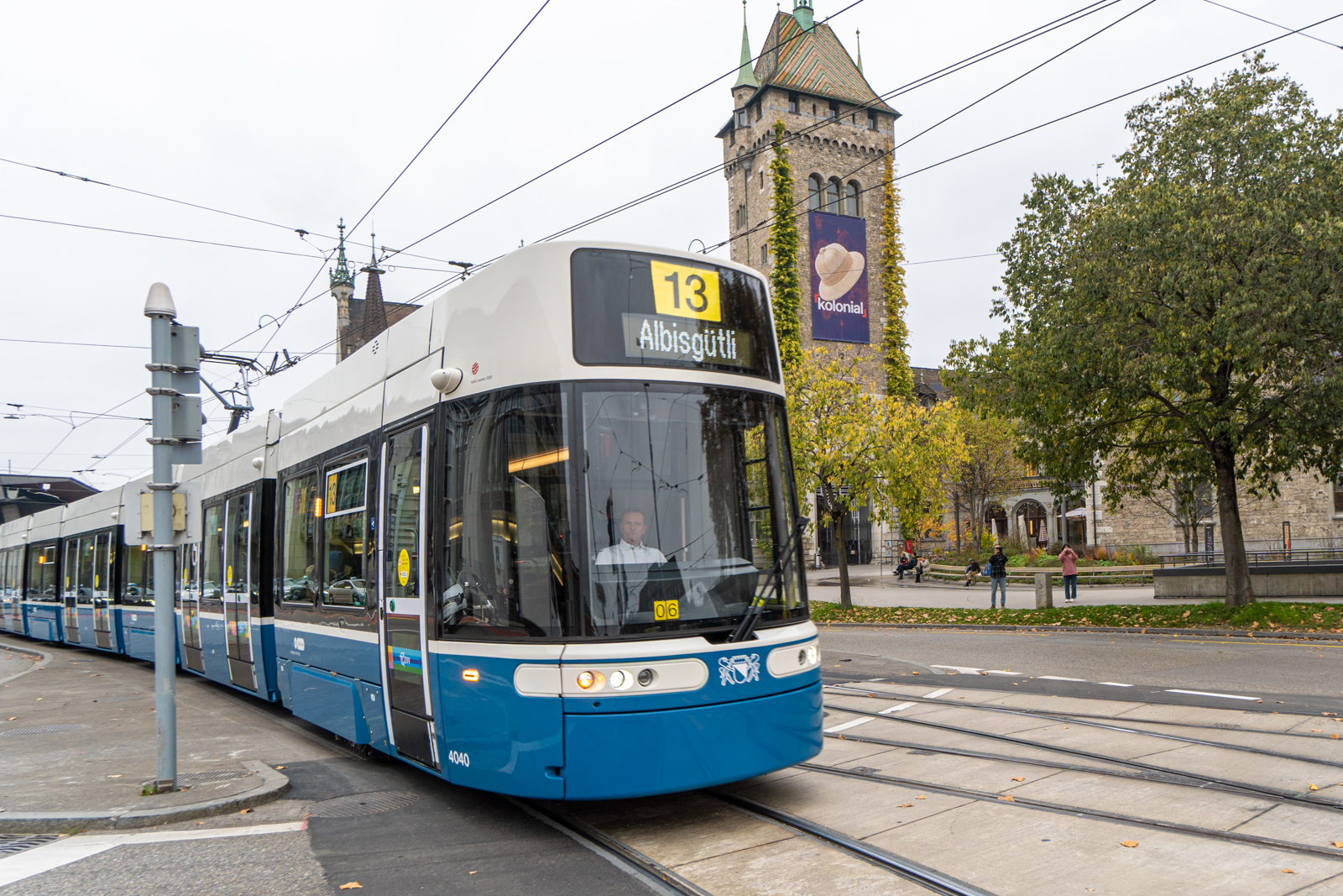 Tramfahrt in Zürich