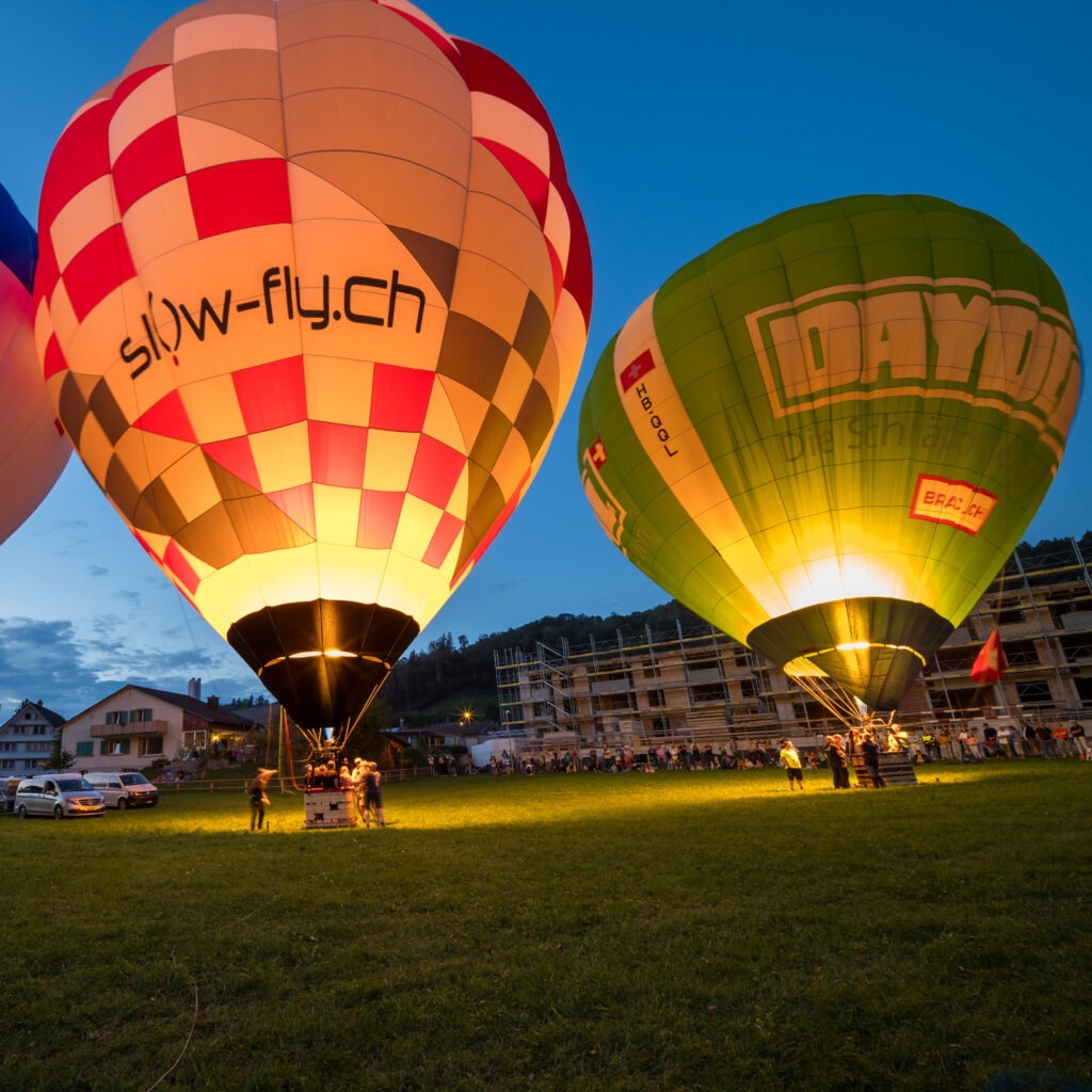 Ballonglühen im Toggenburg