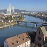 Basler Altstadt mit Tinguely- Brunnen