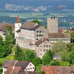 Hochwacht Sonnenuntergang mit Fondue-Essen
