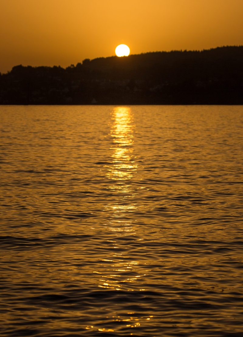 Sonnenuntergang von der Lützelau